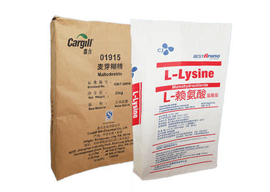 کیسه های کاغذی چند دیواری چسب داغ ذوب شده با اثبات رطوبت PE Liner