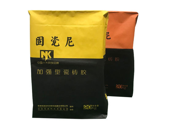 کیف های کاغذی 4ply Multiwall Kraft برای پودر بتونه مقاوم در برابر آب