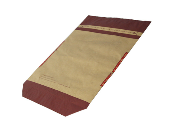 GMP Multiwall Kraft Paper Bags برای مواد غذایی صنعتی و شیمیایی