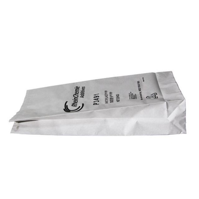 20 کیلوگرم 25 کیلوگرم مقاومت در برابر سایش 3 لایه کیسه های کاغذی مهر و موم شده حرارتی دارای باز شدن جیب ذوزنقه ای