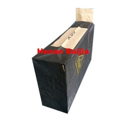 کیسه های کاغذی کرافت کیسه ای چسبانده شده بازیافتی با فیلم پلی اتیلن اختیاری یا آستر پلی اتیلن