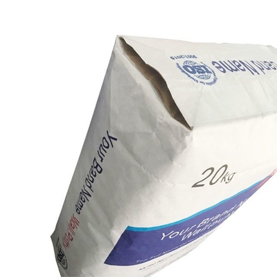 کیسه های دریچه کاغذی 60 گرمی تا 10 گرمی 25 کیلوگرمی برای باز کردن و پر کردن آسان خامه ساز