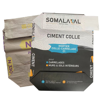 سفارشی سازی ISO2200 کیسه های کاغذی چند دیواری چسبانده شده شیر پودر کیسه های 25 کیلوگرمی