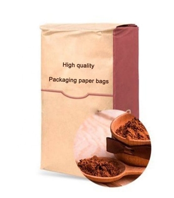 چاپ لمینت کیسه های کاغذی چند جداره شیر چسبانده شده با گاست