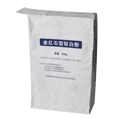 کیسه های کاغذی صنعتی GMP استاندارد Pe Film Paper Paper 20kg بسته بندی 25kg