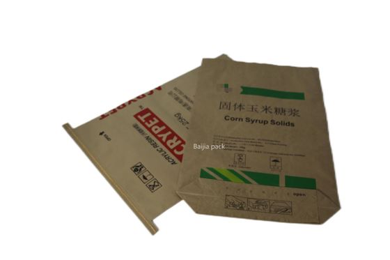 کیسه های چند دیواری 60x40x10 سانتی متر برای خوراک حیوانات / بسته بندی افزودنی