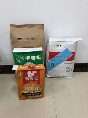 کیسه های کاغذی دیواری قابل سفارشی شدن سفید یا قهوه ای بسته بندی صنعتی Kraft