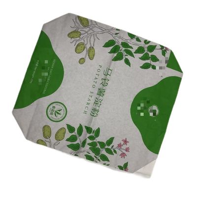 نوع شیر سفارشی Multiwall Paper Sack بسته بندی صنعتی نشاسته با لایه بندی