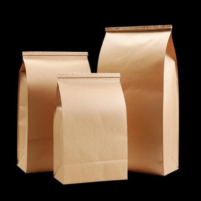 Customized Multiwall Kraft Paper Bags with two three Layers and High Quality Raw Material