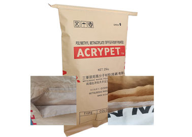 کیسه های کاغذی مخصوص کاغذ Multiwall صنعتی اثبات رطوبت 60g-120g / M2 کیسه های مواد غذایی Kraft Kraft