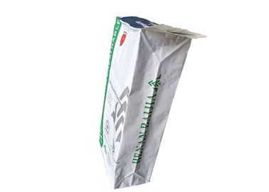 کیسه های کاغذ سفید درجه Kraft درجه کیف های کاغذ چند لایه با پایداری خوب مربع