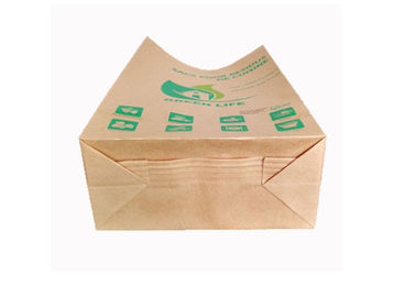 کیسه های کاغذی Kraft Kouth Kft 2 Ply / 3 Ply B5 قابل تنفس GMP Standard Square Bottom