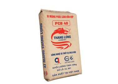 کیسه های کاغذ مهر و موم شده ضد آب Kraft Heat Kert Heat 60g-120g / M2 کیسه های چند لایه ضد آب