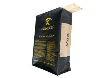 کیسه های کاغذ سوپاپ Multiwall Kraft Value برای بسته بندی مواد شیمیایی 20kg 25kg 50kg