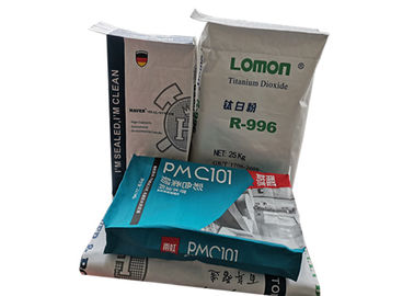 کیسه های کاغذی 3 لایه صنعتی اندازه سفارشی 20kg 25kg 50kg تحمل بار قوی