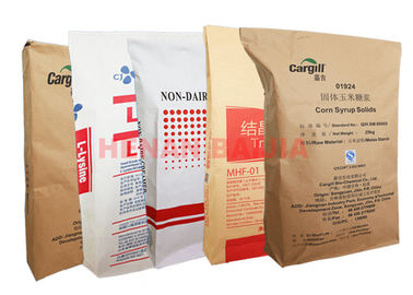 کیسه های مهر و موم حرارتی Bottom Bottom Kraft Heat Water اثبات غیر لغزش سطح قابل حمل آسان برای حمل