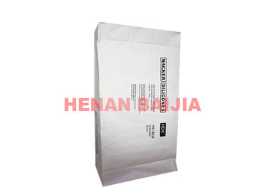 کیسه های کاغذی با کف صنعتی مربع پایداری خوب 25kg 30kg 50kg تحمل بار قوی