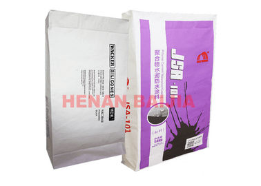 کیسه های سوپاپ دوام شده با دوام کیسه های کاغذی Multiwall بسته بندی ملات خشک 60g-130g / M2
