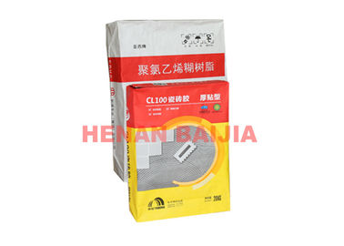 کیسه های سوپاپ دوام شده با دوام کیسه های کاغذی Multiwall بسته بندی ملات خشک 60g-130g / M2