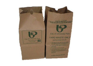 بسته بندی برگهای زباله حیاط دو قطعه دوخته شده دوخته شده ضخیم