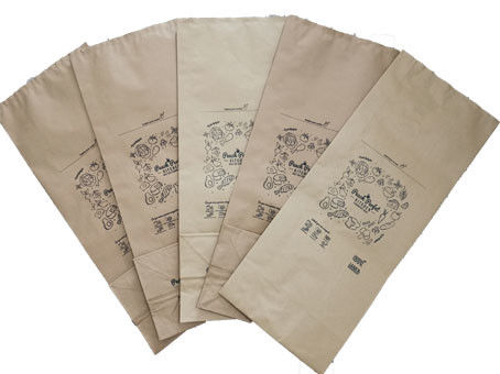 کیسه های کاغذی چمنی چنددیواری سطل زباله چسبانده شده گاردن لیف