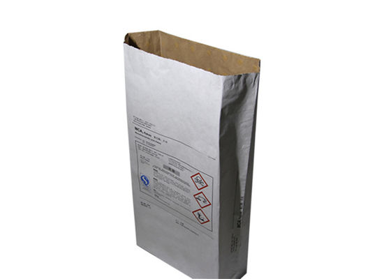 ظرفیت سفارشی 1-4 لایه مربع پایین کیسه های کاغذی بسته بندی پودر مواد غذایی