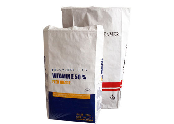 10 کیلوگرم - 50 کیلوگرم کیسه بسته بندی کاغذ کرافت برای پودر مالتوز نشاسته Isomalto Oligosaccharides