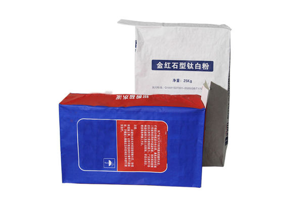 آرم سفارشی کیسه های کاغذی چند جداره 25 کیلوگرمی ، کیسه کاغذی کرافت 50 کیلوگرم