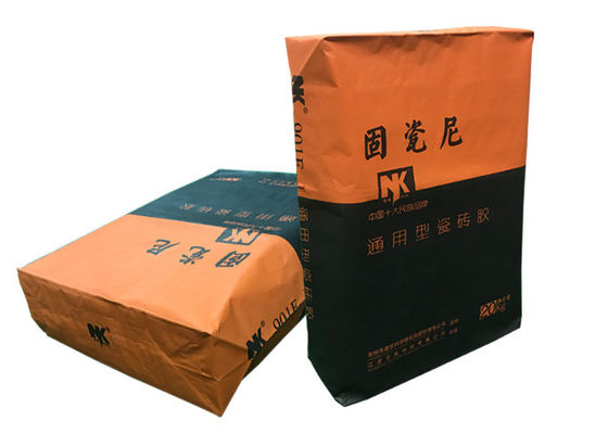 کیف های کاغذی 4ply Multiwall Kraft برای پودر بتونه مقاوم در برابر آب