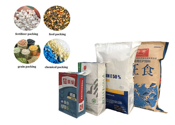 10 کیلوگرم 20 کیلوگرم 25 کیلوگرم 50 کیلوگرم کیسه های کاغذی دستی دریچه استفاده صنعتی برای مواد غذایی