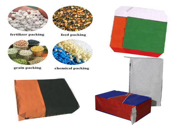 3 لایه سفارشی کیسه سوپاپ کود کاغذی قابل بازیافت مقاوم در برابر سایش