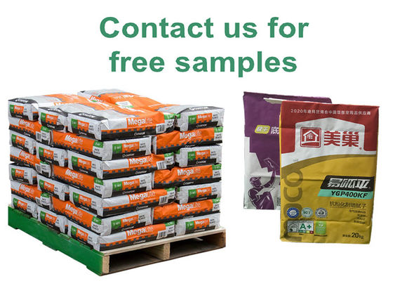 کیسه های بسته بندی شیرهای کاغذی شبه کرافت 25 لایه 3 کیلوگرمی