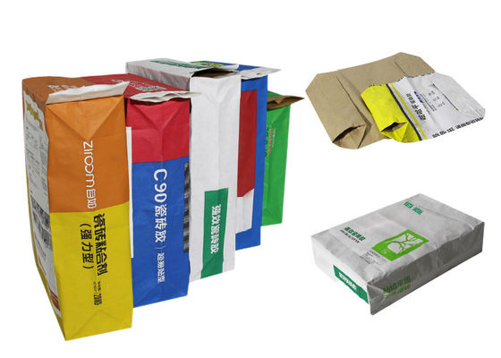 کیسه های کاغذی 10 کیلوگرمی 20 کیلوگرمی 25 کیلوگرمی 50 کیلوگرمی چسبانده شده دریچه چند جداره پودر گلوکز پودر مالتوز نشاسته
