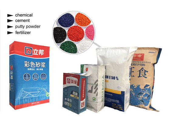 کیسه های کاغذی چند دیواری با دریچه های چسبیده 120g/m2