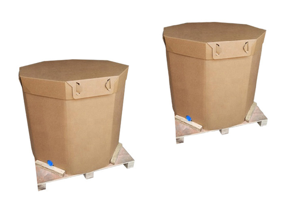 بسته بندی روغن نارگیل مایع مخزن IBC مکعبی 1000 لیتری IBC Tote با کیف خطی
