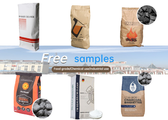 کیسه بسته بندی آرد گندم کاغذی کرافت 5 کیلوگرم 10 کیلوگرم 15 کیلوگرم 25 کیلوگرم محافظت در برابر رطوبت چند دیواری